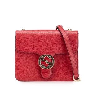 Pre-Loved Gucci Small Dollar Calfskin Interlocking G Crossbody